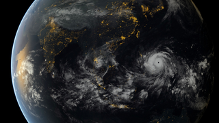 Typhoon Haiyan Even Looks Terrifying From 22,000 Miles Away